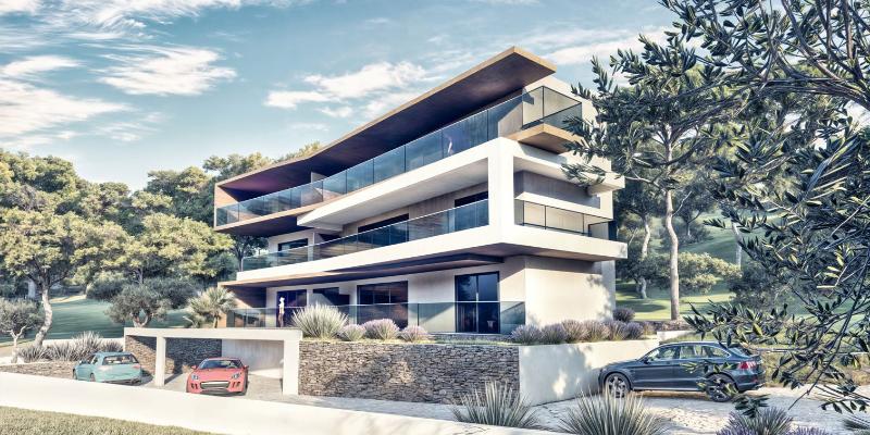 Deluxe apartman s dvije spavaće sobe u mirnoj uvali – 2.red do mora 